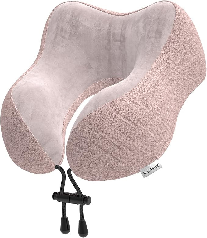 Yomisee Travel Pillow Neck Pillow for Travel Airplane Memory Foam Flight Pillow for Cars, Trains,... | Amazon (UK)