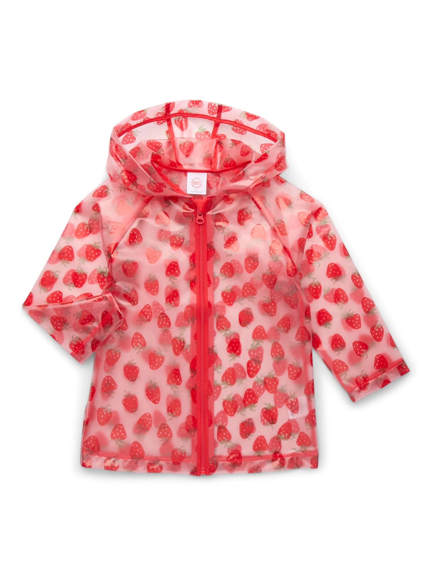 Wonder Nation Toddler Girl Rain Jacket, Sizes 2T-5T | Walmart (US)