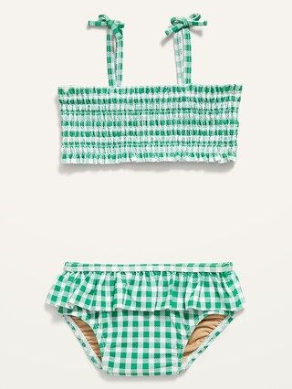 2-Piece Smocked Bikini Swim Set for Baby | Old Navy (CA)