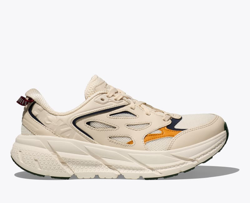 HOKA Clifton L Shoes in Oat Milk/Alabaster, Size M 11.5/W 12.5 | Hoka One US