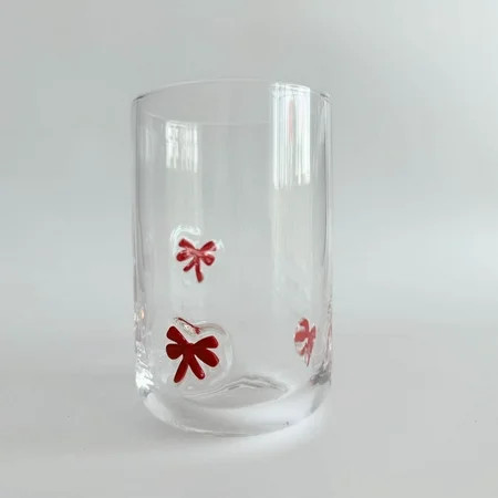 Lunxisen 1 Pcs Christmas Icon Glass Cups Santa Claus, Christmas Tree, Cane, Cherry Icon Juice Glasses, Hand-blown Glasses for Holiday Gifts Family Parties and Cocktails | Walmart (US)