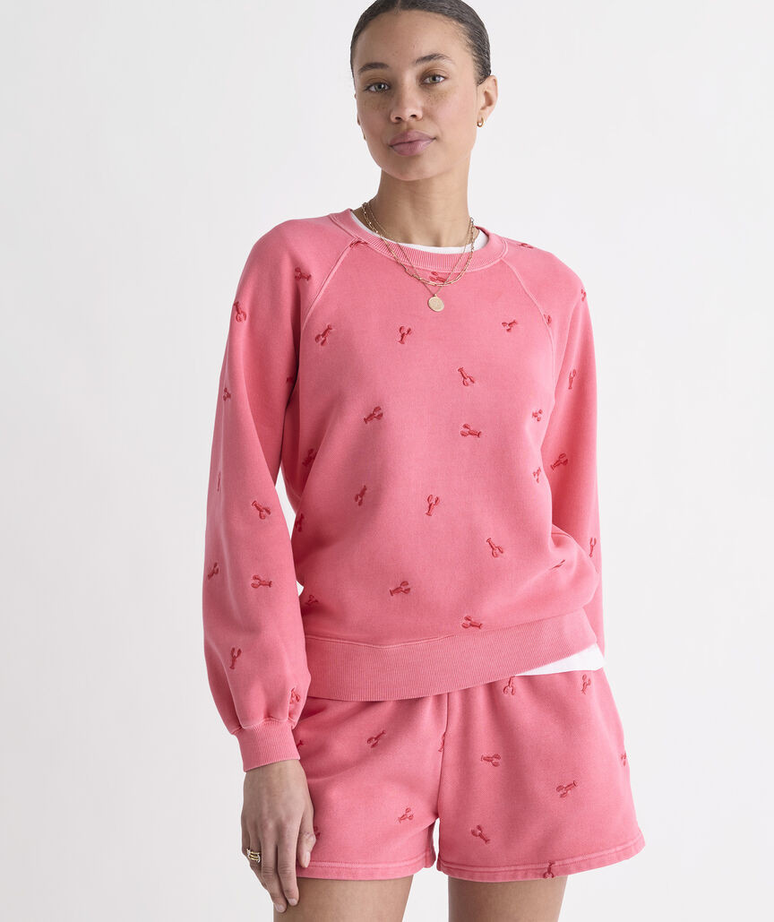 Surf Terry Embroidered Sweatshirt | vineyard vines