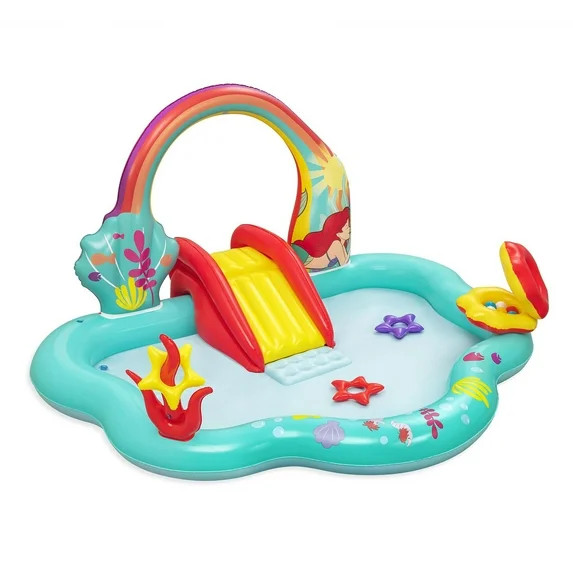 Bestway Disney Little Mermaid Inflatable Kids Water Play Center Activity Pool | Walmart (US)