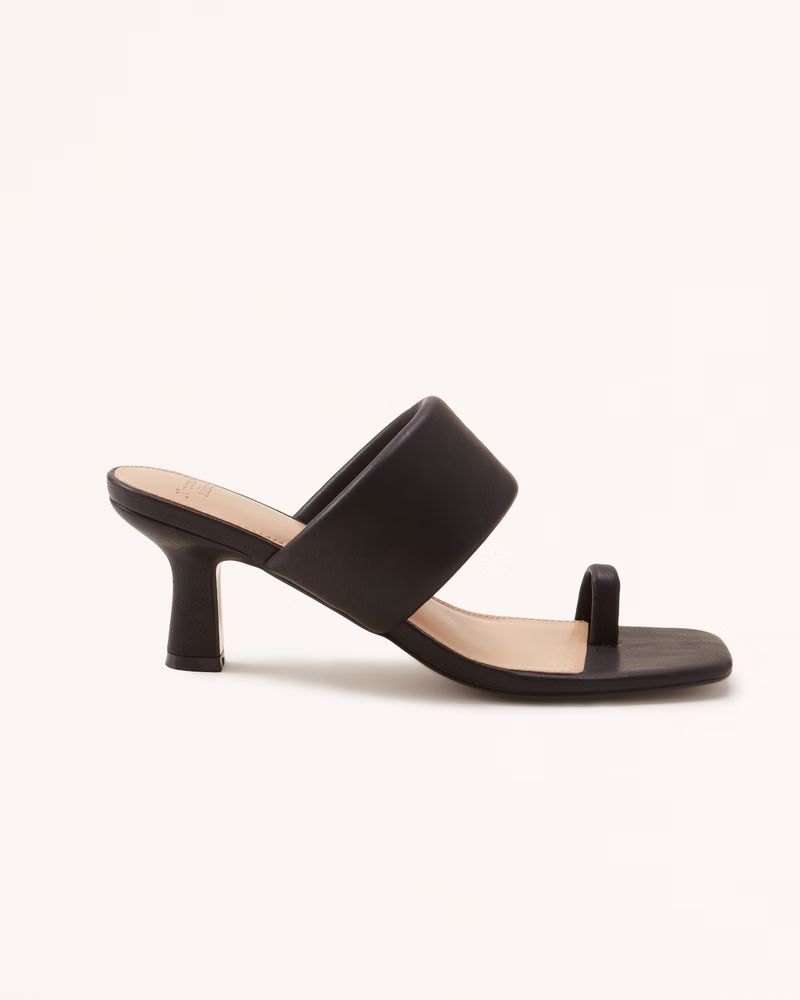 Women's Toe Strap Mule Heels | Women's Shoes | Abercrombie.com | Abercrombie & Fitch (US)