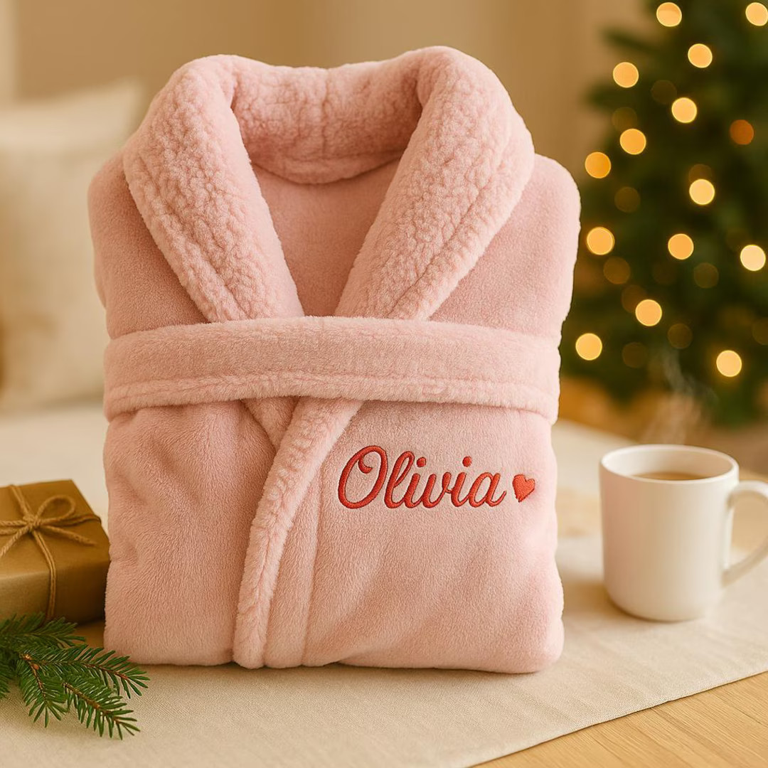 Luxurious Personalized Plush Bathrobe for Women - Embroidered Wedding Gift, Long Length Comfort -... | Etsy (US)