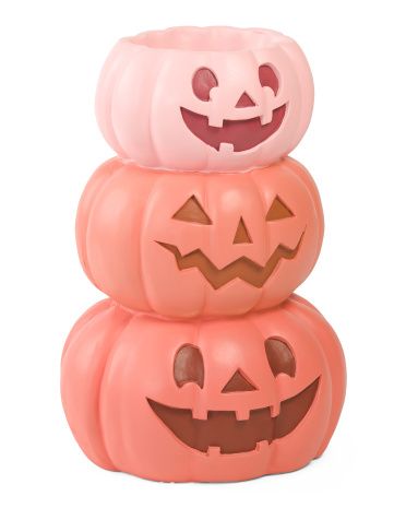 23.5in Outdoor Safe Stacked Jack-o-lantern Candy Bowl | TJ Maxx