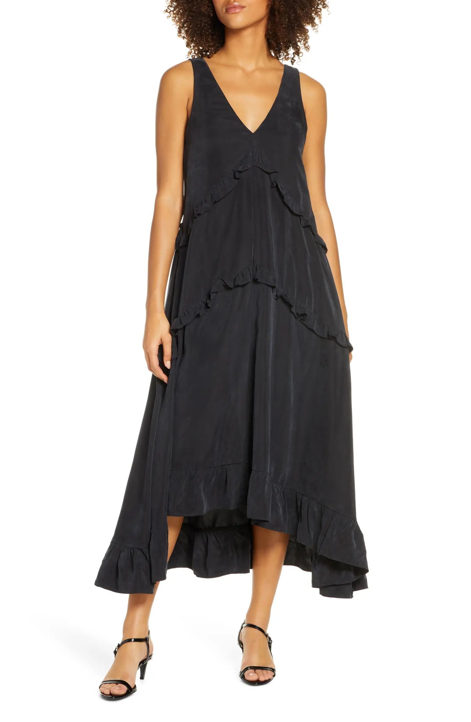 Maise Ruffle High/Low Dress | Nordstrom