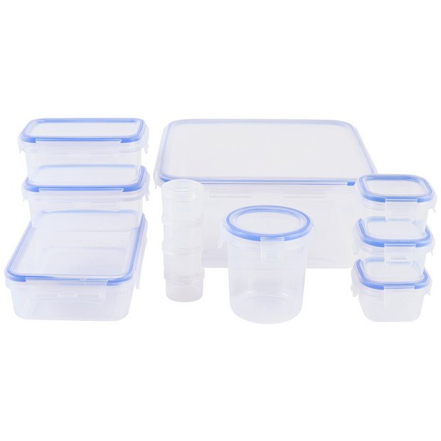 Argos Home Klip Lock Muti Pack Storage Set - 12 Piece949/1225 | argos.co.uk