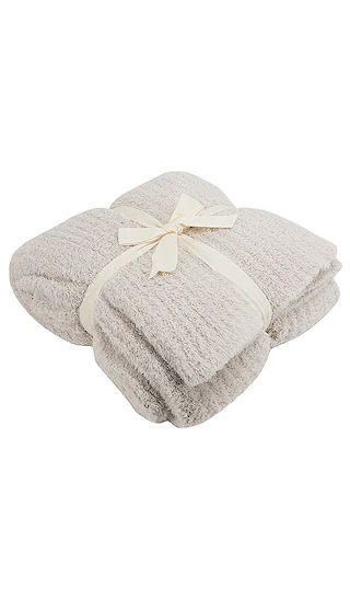 Cozychic Ribbed Throw in Almond | Revolve Clothing (Global)