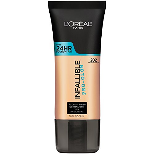 L'Oreal Paris Makeup Infallible Up to 24HR Pro-Glow Foundation, Creamy Natural, 1 fl oz. | Amazon (US)