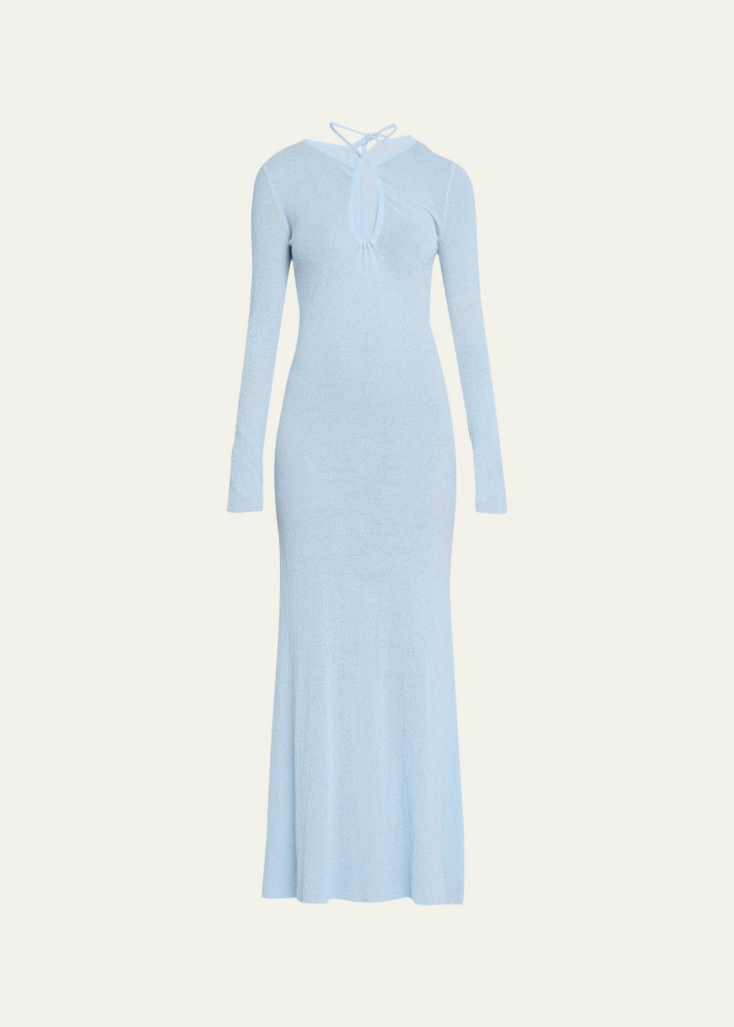 SIR Emmeline Halter Long-Sleeve Dress | Bergdorf Goodman