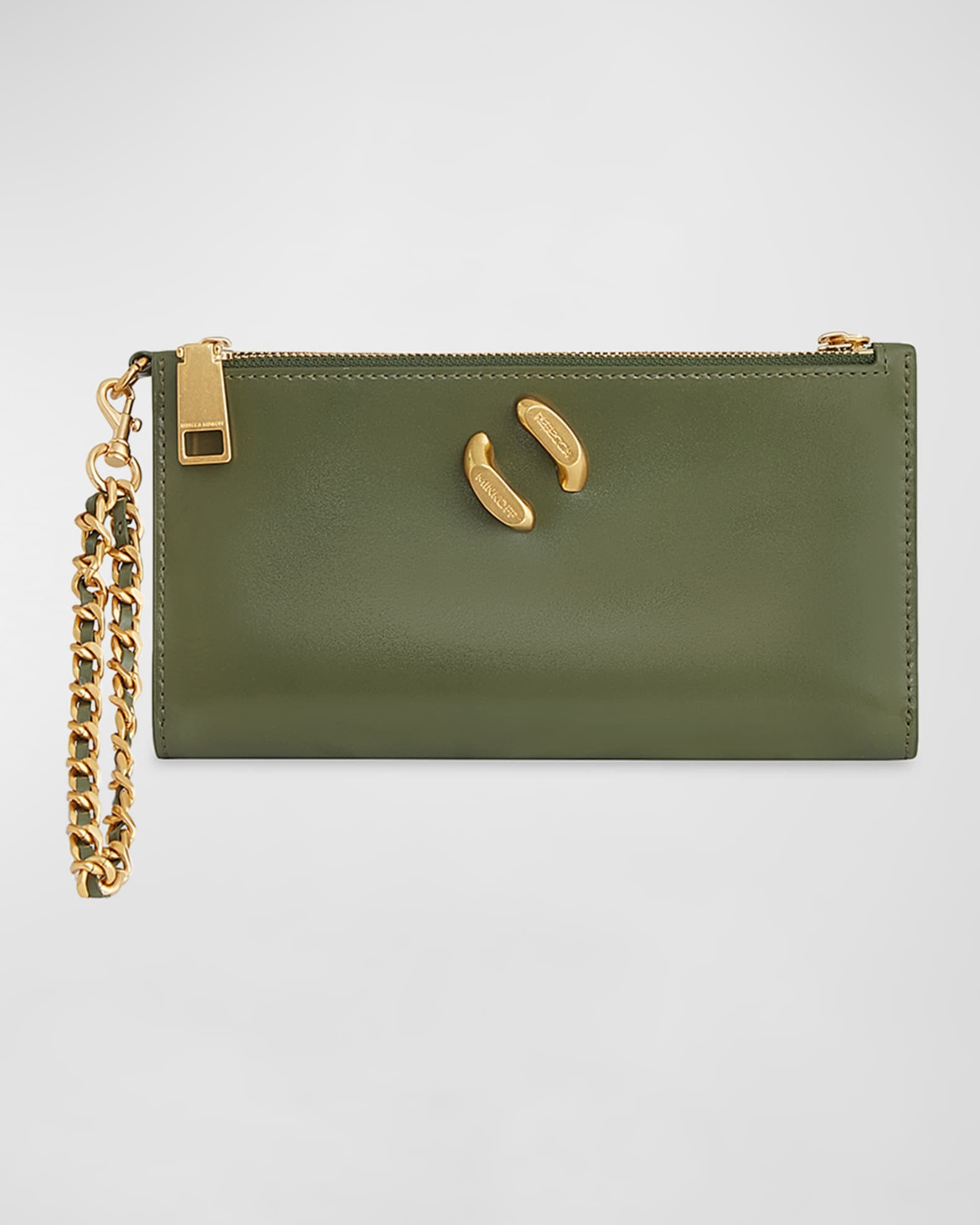 Infinity Chain Leather Wristlet | Neiman Marcus