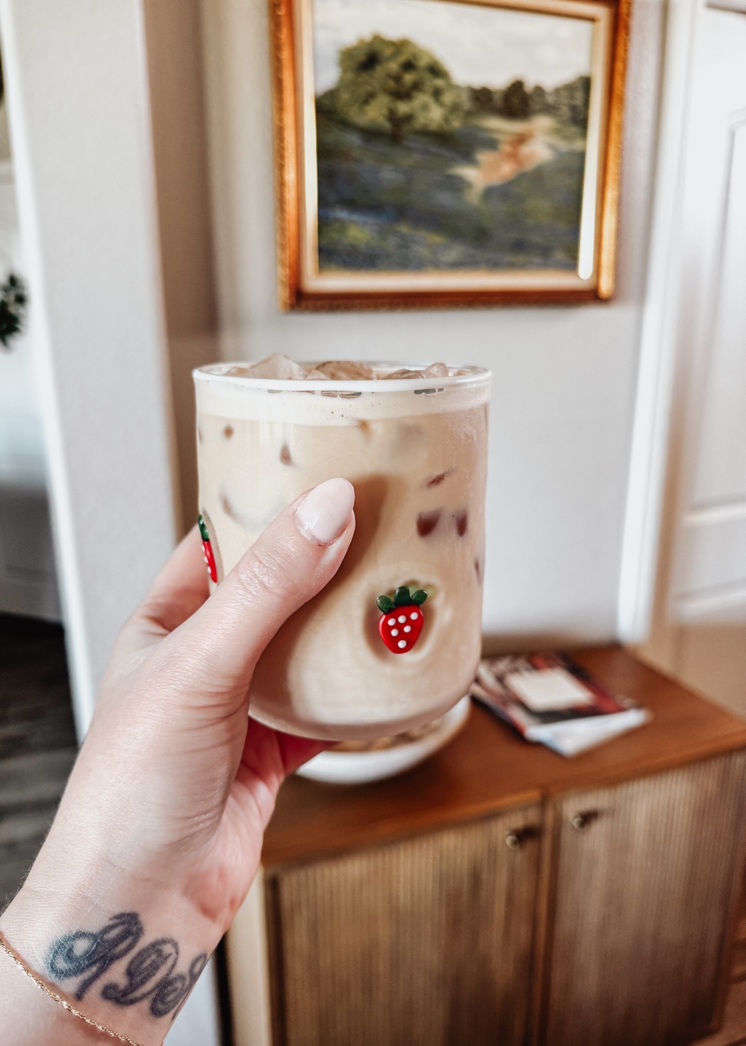 Coffee is better in a cute glass 🍓

I have 4 of these glasses, all with different designs and I use them constantly for my iced coffee and even cocktails/mocktails 👌🏻

#LTKHome