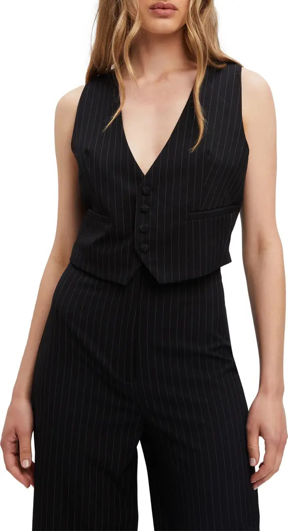 Callista Pinstripe Vest | Nordstrom
