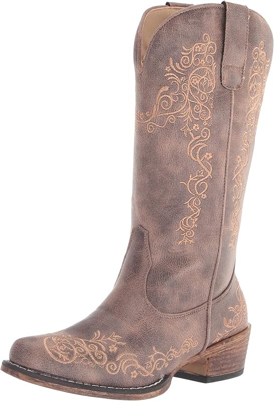 ROPER Women's Riley Scroll Western Boot | Amazon (US)