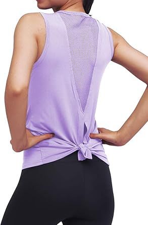 Mippo Workout Tops for Women Yoga Tank Tops Gym Shirs Workout Clothes | Amazon (US)
