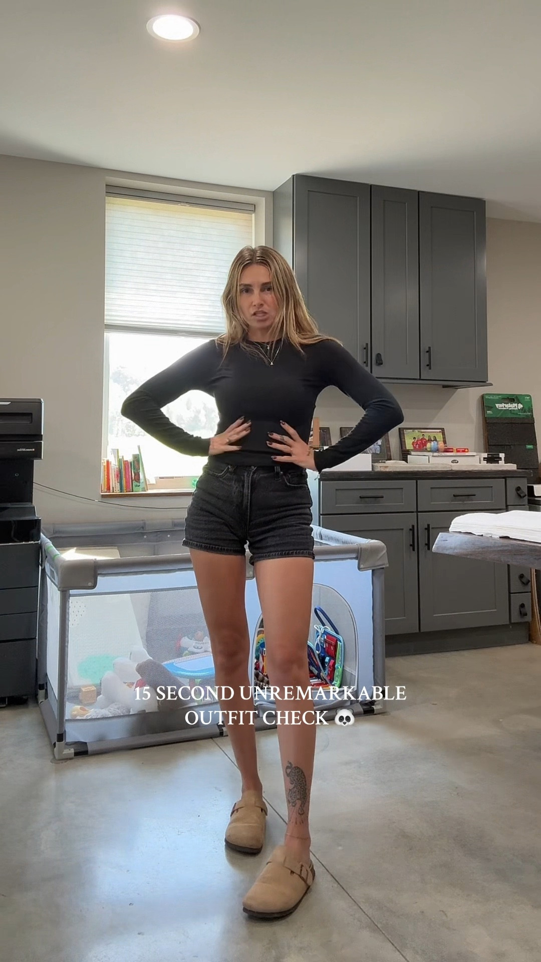 Abercrombie high rise dad shorts don’t make black anymore unfortunately but I also love the darker denim!! 

#LTKFindsUnder50 #LTKStyleTip