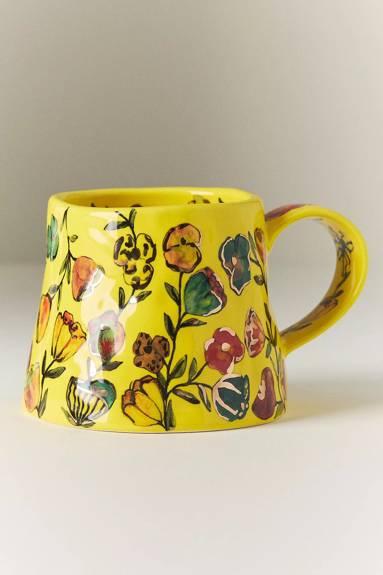 The Mud Fairy Blooming Hearts Stoneware Mug | Anthropologie (US)