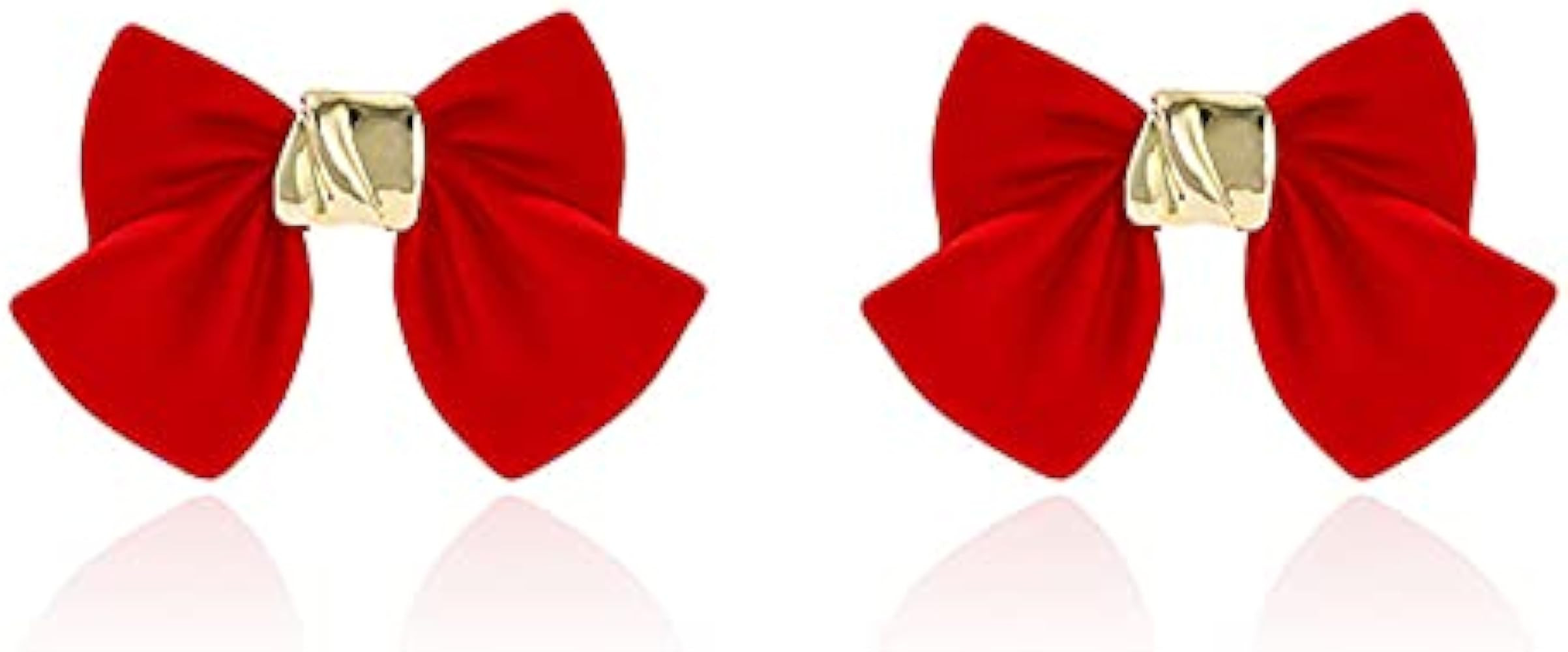 ONLYJUMP S925 Silver Needle Delicate Dainty Simple Tiny Bow Tie Ribbon Stud Earrings Handmade Swe... | Amazon (US)