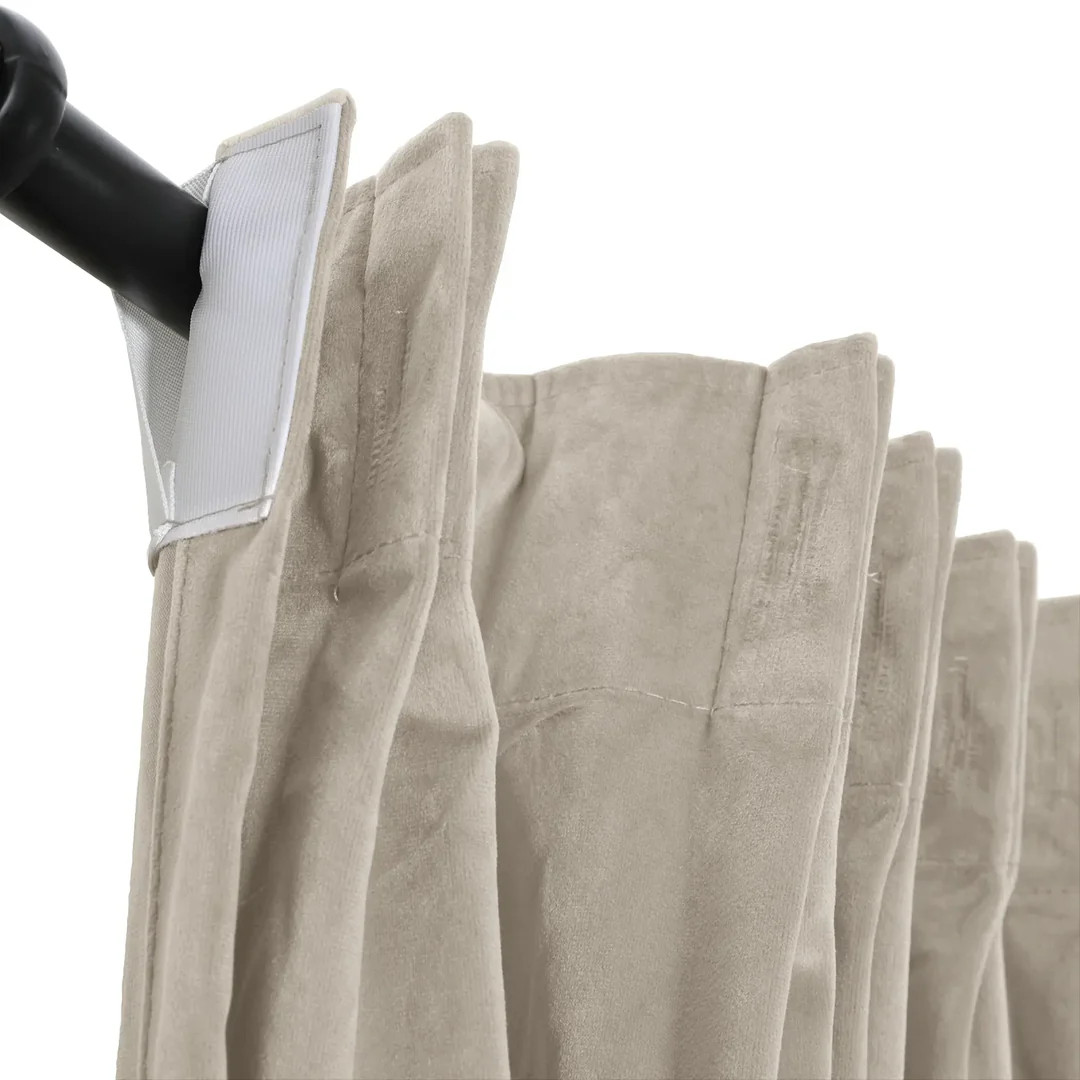 Birkin Velvet Curtain Pleated | TWOPAGES