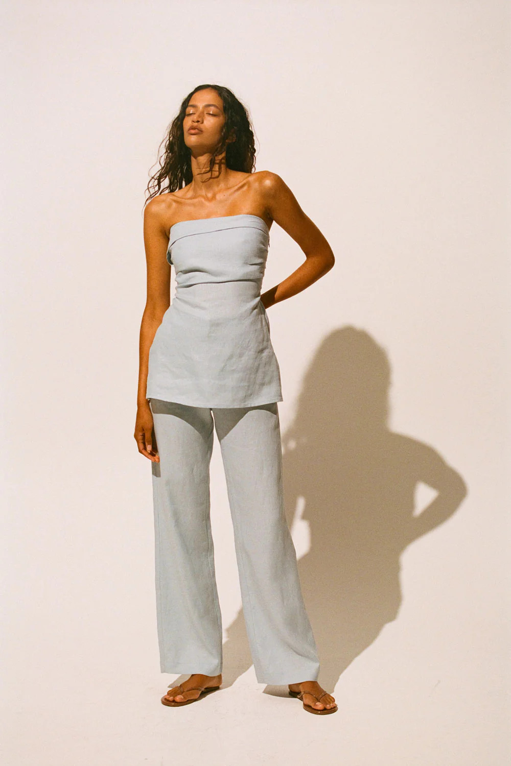 Lulea Pant Sky Blue | Faithfull (AU)