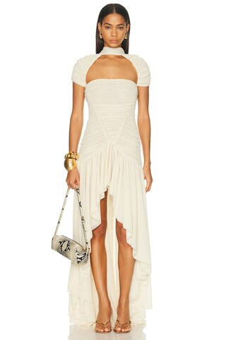SIEDRES Roxy Dress in Cream | FWRD 