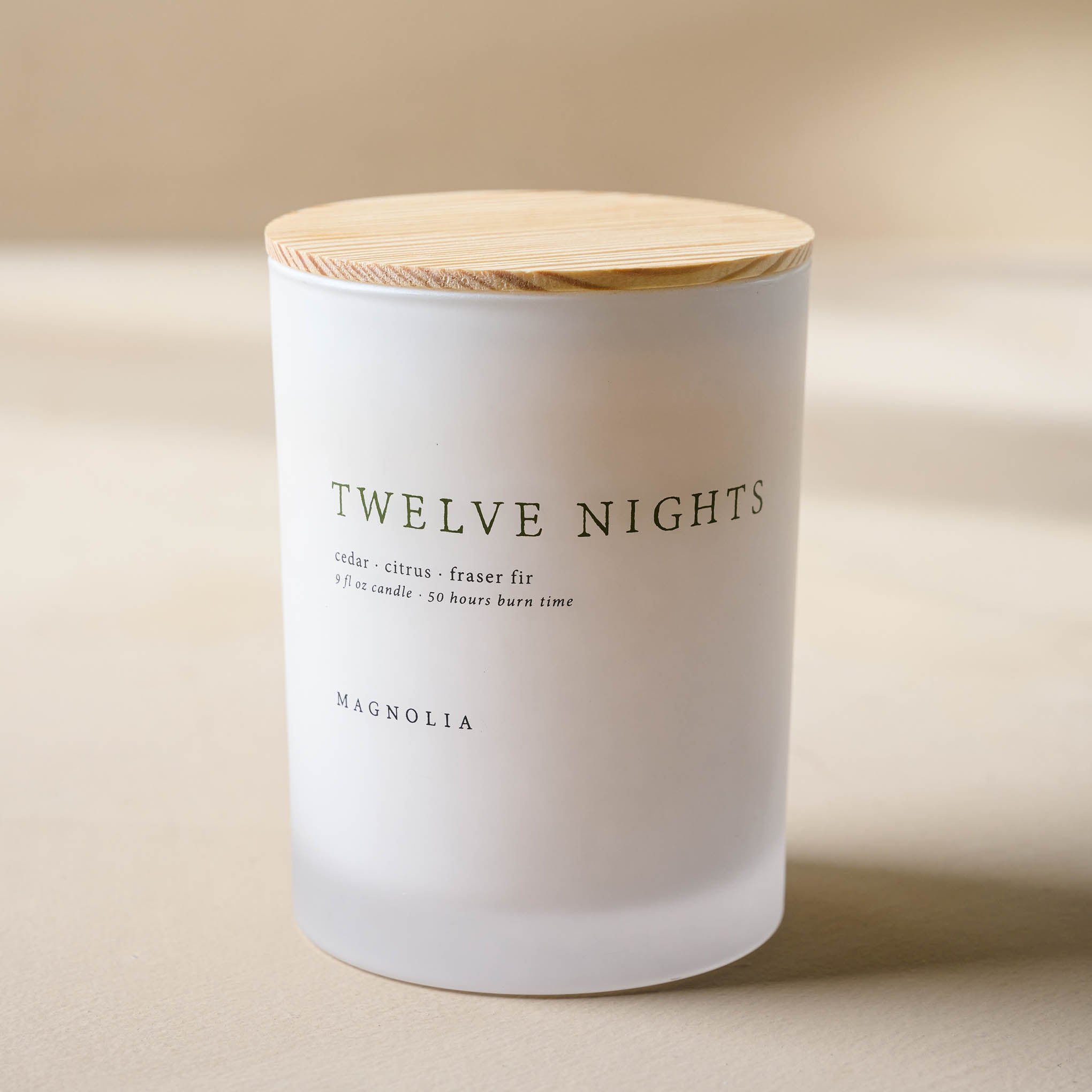 Magnolia Twelve Nights Candle | Magnolia