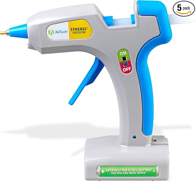 Amazon.com: AdTech Freedom Cordless Hot Glue Gun – Rechargeable 25W Glue Gun with LED Light & U... | Amazon (US)