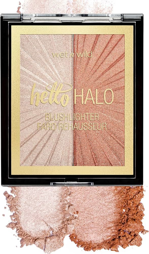 wet n wild MegaGlo Blushlighter| Blush & Highlighter Duo| Shimmer Metallic Finish| Highlight Blin... | Amazon (US)