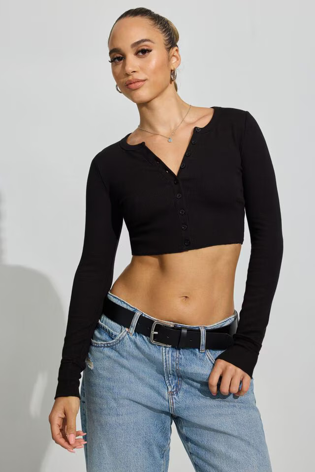 Cropped Cardigan | Garage Clothing