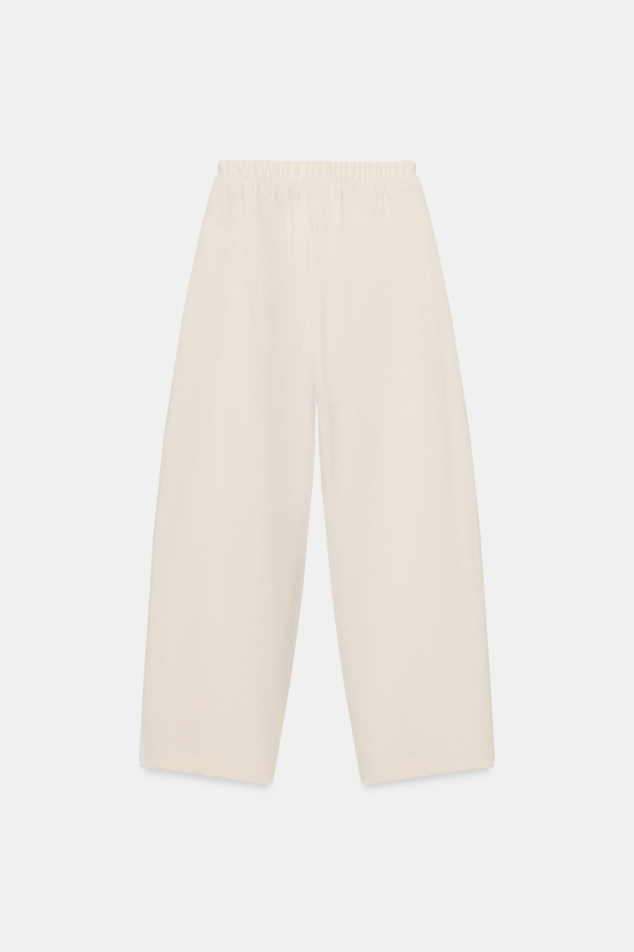 RUSTIC DRAWSTRING TROUSERS | Zara UK