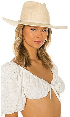 Hat Attack XL Panama Hat in Natural & Bone from Revolve.com | Revolve Clothing (Global)