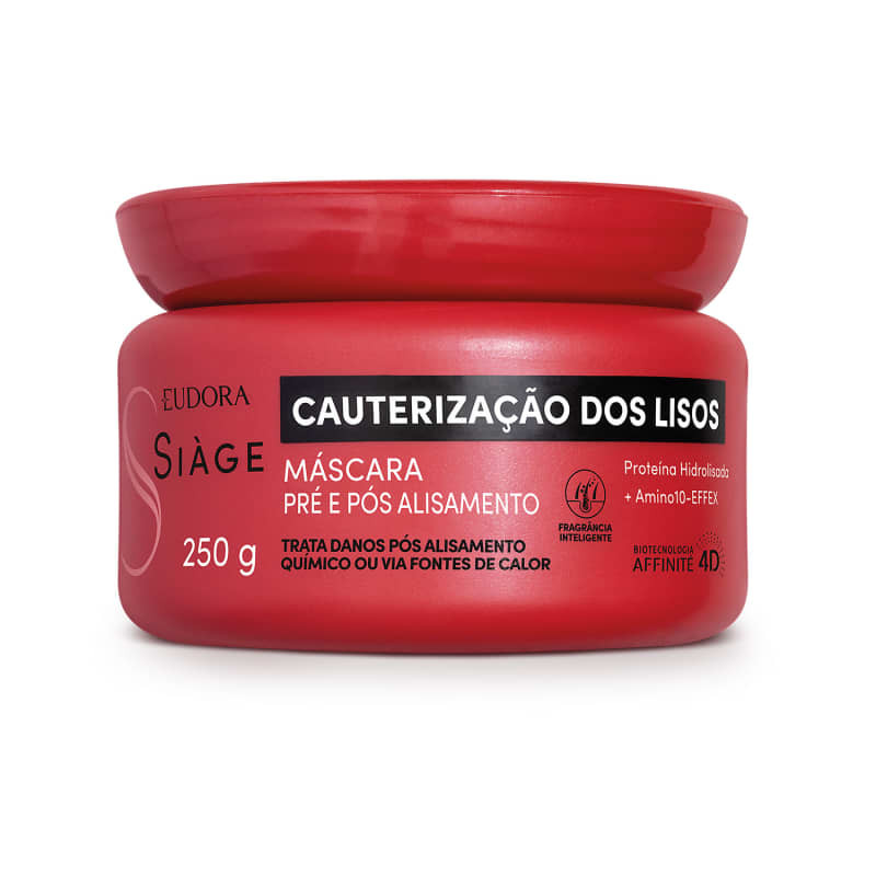 Máscara Capilar Siàge Cauterização dos Lisos 250g | Eudora | Eudora (BR)