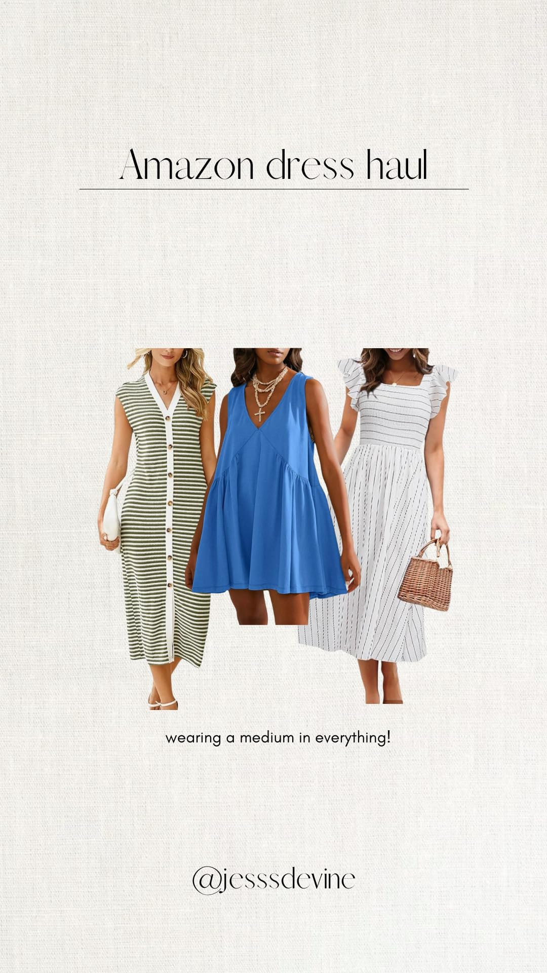 BerryGo Womens Summer Sleeveless Mini Dress Casual V Neck Beach Tank Babydoll Short Sundresses fo... | Amazon (US)