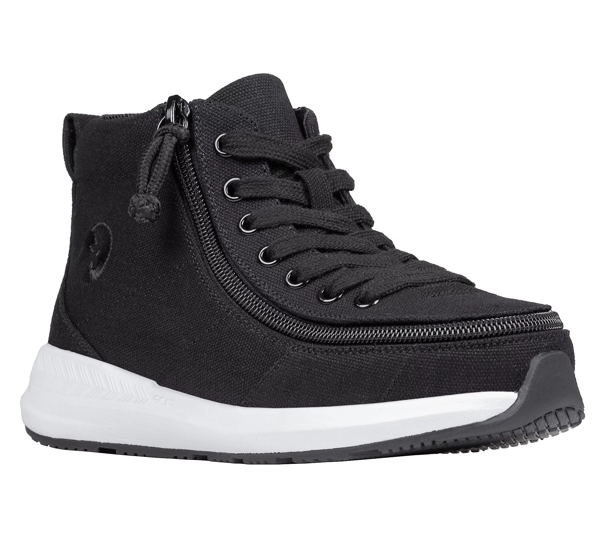 BILLY Footwear zip-on Toddler Black Goat Classi c High | QVC