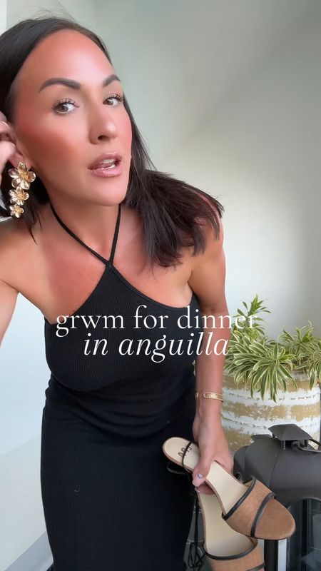 Let’s get ready for dinner in Anguilla! 🐚🌴

Wearing a small in my dress. 
I’m 5’2, 130 lbs, 34 DD, 25 in waist. 

Outfit will be saved on my storefront under May Finds! 

#affiliate #fashionover40 #fashioninspo #petitefashion

#LTKStyleTip #LTKOver40 #LTKFindsUnder100