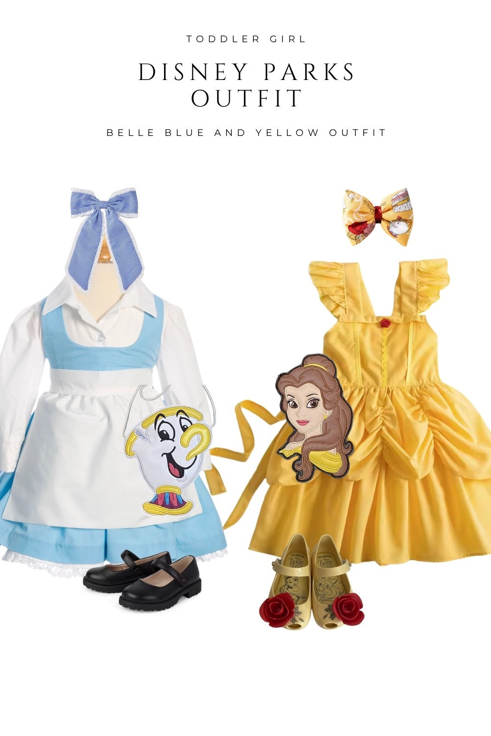 Toddler Girl Disney Parks Outfit | Belle Blue & Yellow Dress Ideas
Dress your little princess in magical Belle-inspired looks perfect for Disney Parks! This toddler girl outfit set includes a blue village dress and a yellow ball gown option — inspired by Beauty and the Beast. Both are perfect for park days, character dining, or photo sessions in front of the castle. Shop these adorable toddler Disney outfits, bows, and shoes linked on LTK!

#LTKKids #LTKHalloween #LTKTravel