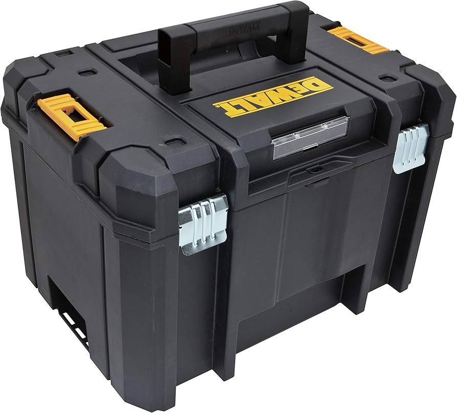 DEWALT TSTAK Tool Box, Extra Large Design, Removable Tray for Easy Access to Tools, Water and Deb... | Amazon (US)