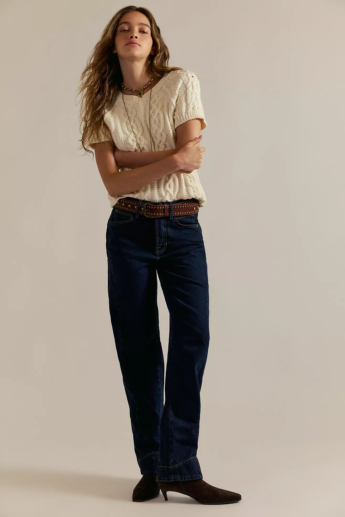 We The Free Stick Around Mid-Rise Straight Curve Jeans | Free People (Global - UK&FR Excluded)