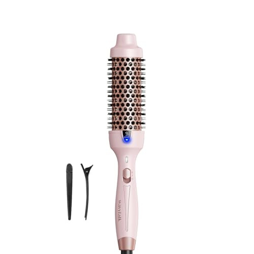 Wavytalk Thermal Brush, Blowout Express 1.5 Inch Negative Ion Thermal Round Brush Creates Blowout Look Makes Hair Shinier & Smoother, Dual Voltage, Easy to Use (Pink) | Amazon (US)
