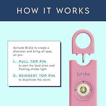 She\u2019s Birdie\u2013The Original Personal Safety Alarm for Women by Women\u2013Loud Siren, Str... | Amazon (US)