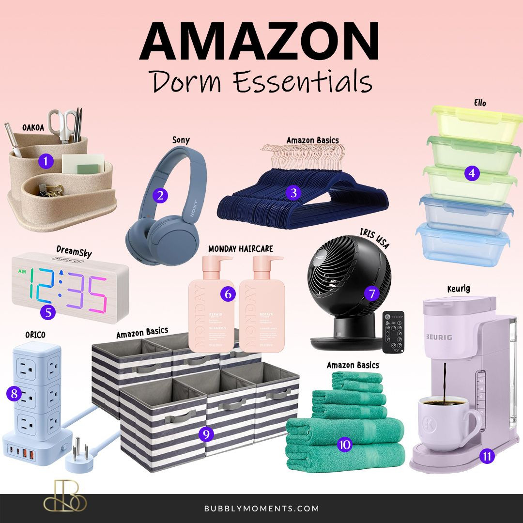 🏠 Dorm room essentials you'll want for college! These Amazon finds can help make your dorm room more organized, comfortable, and ready for everyday student life. From storage solutions and study supplies to room decor and daily essentials, these picks are great for creating a space you'll love. Whether you're moving into a dorm for the first time or updating your current setup, check out these must-have finds. Save this post for later and browse your favorites!
#LTKFinds #LTKStyle #LTKSeasonal #DormEssentials #DormRoom #CollegeLife #StudentLife #BackToSchool #CollegeEssentials #DormDecor #CampusLife #StudySpace #AmazonFinds #AmazonFavorites #Organization #DormLife #CollegeStudent #UniversityLife #SchoolRe 

 