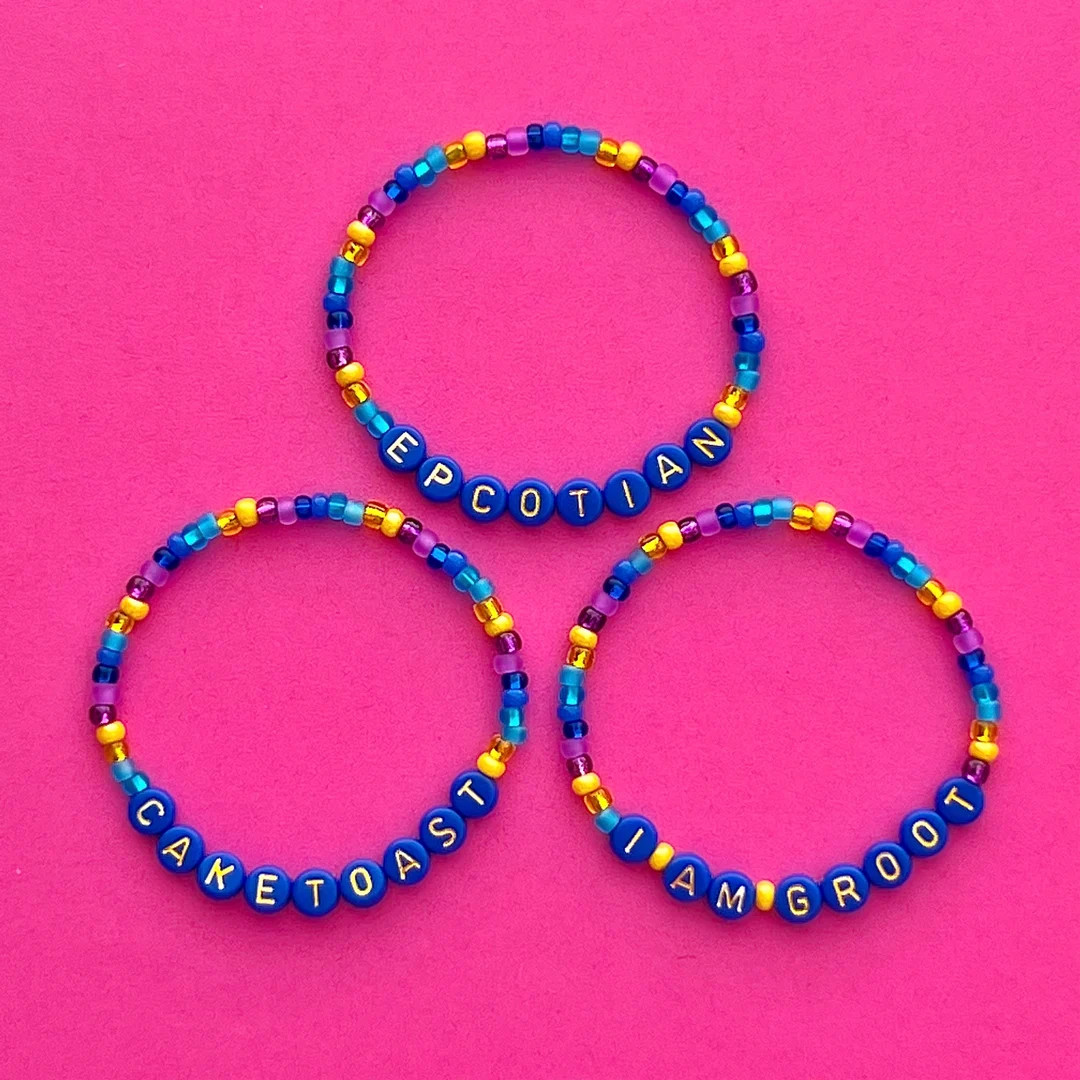 Epcotian / Caketoast / I Am Groot Guardians of the Galaxy Cosmic Rewind Beaded Bracelets - Etsy | Etsy (US)