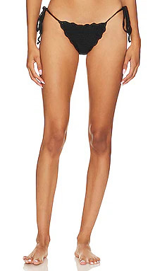 Frankies Bikinis Mackenzie Crochet Bikini Bottom in Black from Revolve.com | Revolve Clothing (Global)