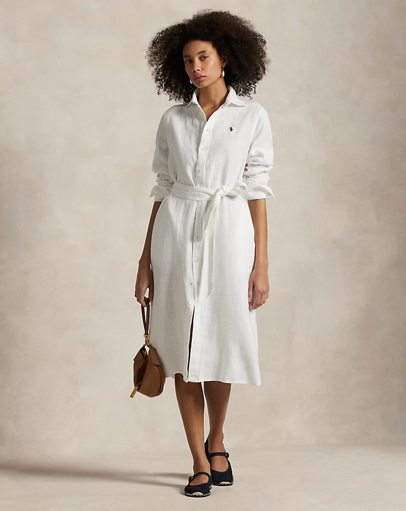 Belted Linen Shirtdress | Ralph Lauren (UK)