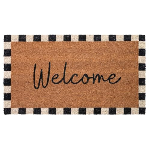 Folkulture Welcome Matt Outdoor | 16" x 28" Front Door Mat Outside Entrance | Eco Friendly Outdoor Mats for Front Door | Anti Slip Welcome Mat Outdoor | Door Mats for Outside Entry | Amazon (US)