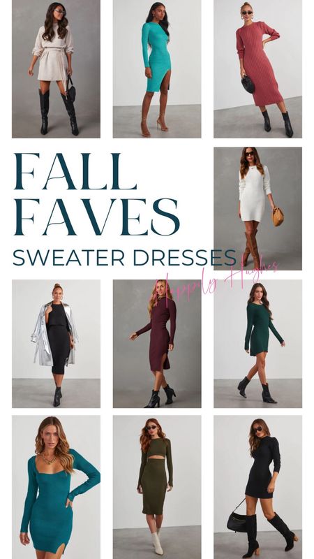 Fall and winter knits and sweater dresses by Vici Dolls 

#LTKstyletip #LTKSeasonal