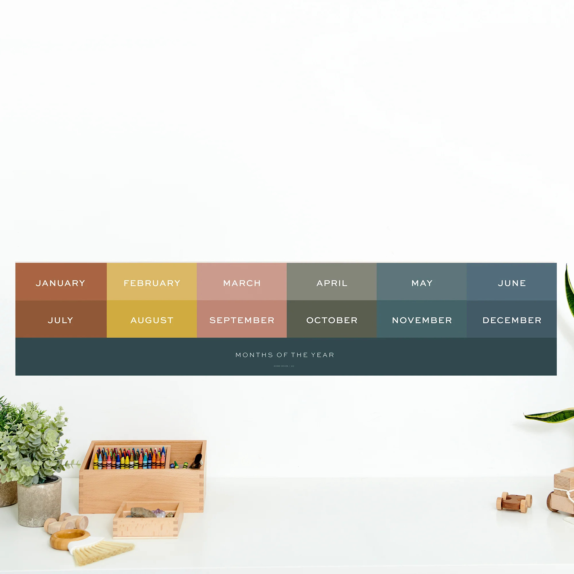 Months Decal | Home Room Co.