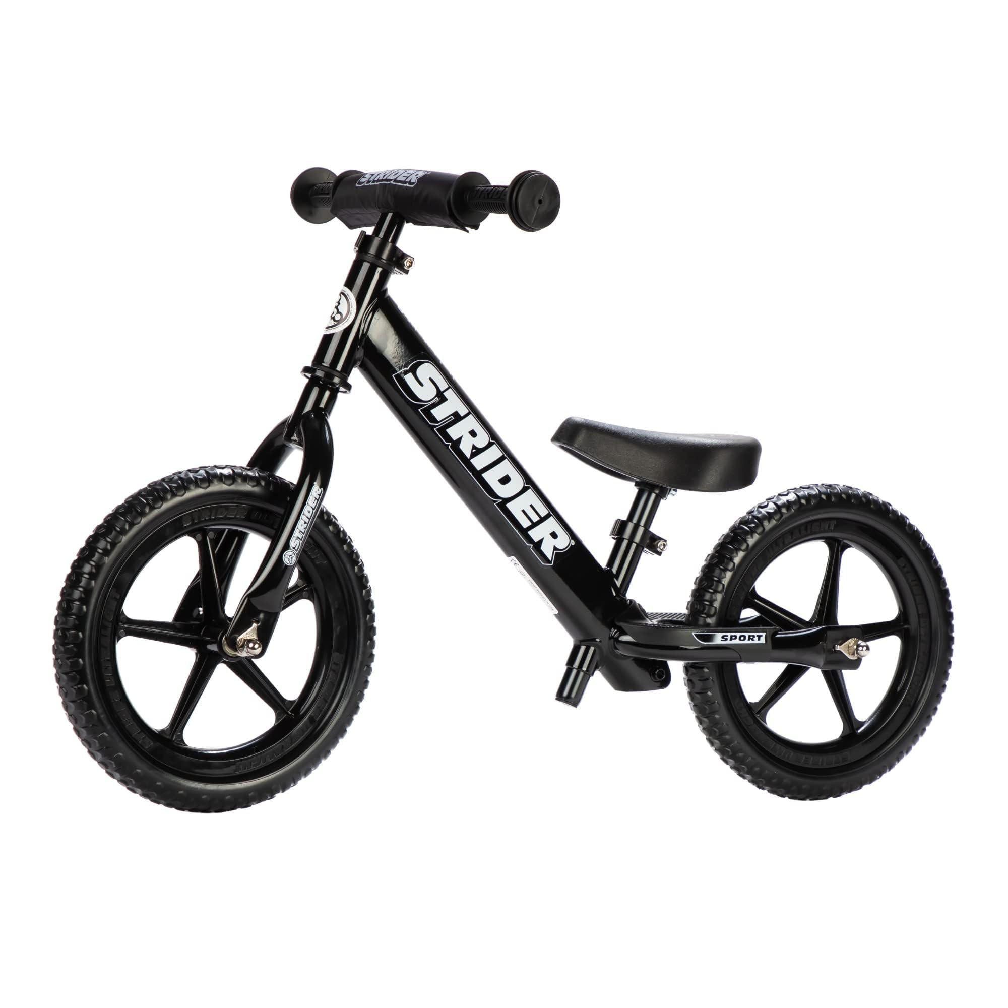 Strider 12” Sport Bike - No Pedal Balance Bicycle for Kids 1 to 4 Years - Includes Safety Pad, ... | Amazon (US)