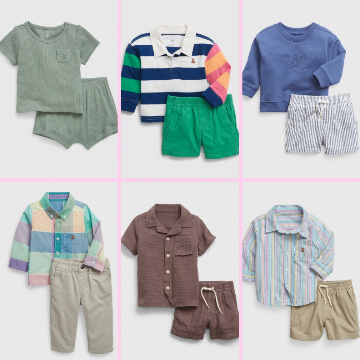 Baby Gap baby boys spring summer outfit sets

#LTKunder50 #LTKkids #LTKbaby